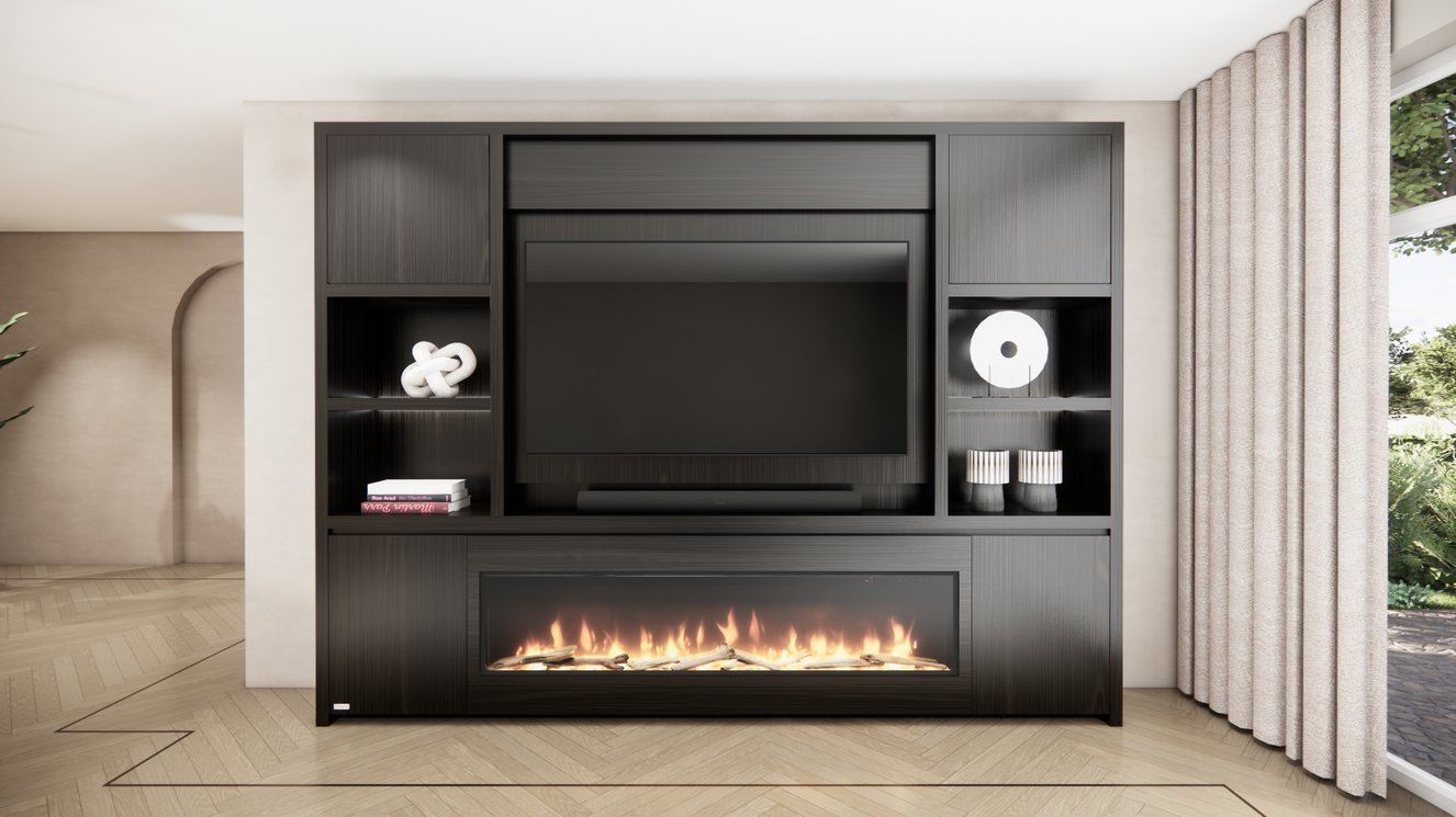 Cinewall	Franklin Queen-size 280-340	cm Eiken Dimplex