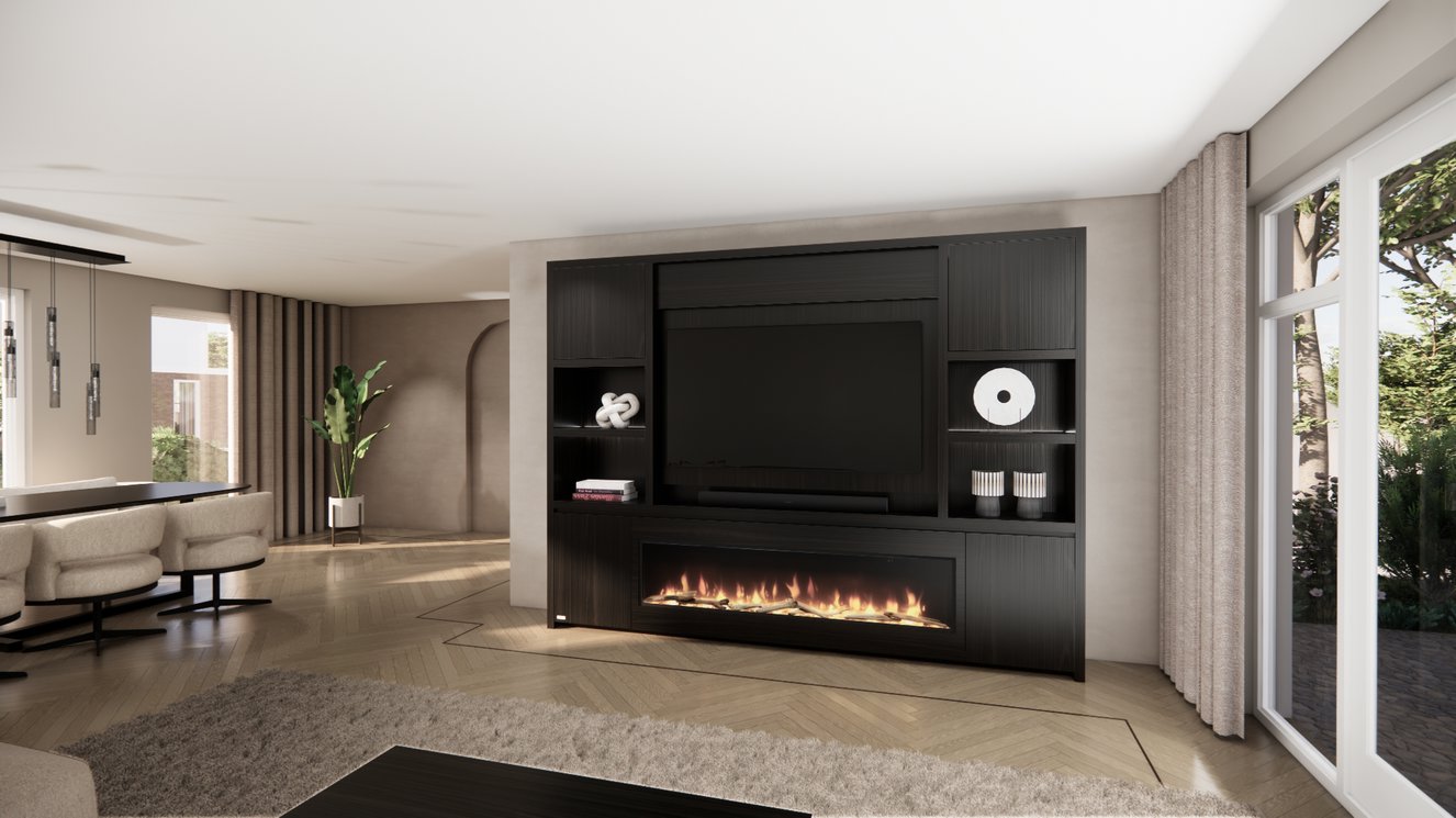 Cinewall	Franklin Queen-size 280-340	cm Eiken Dimplex