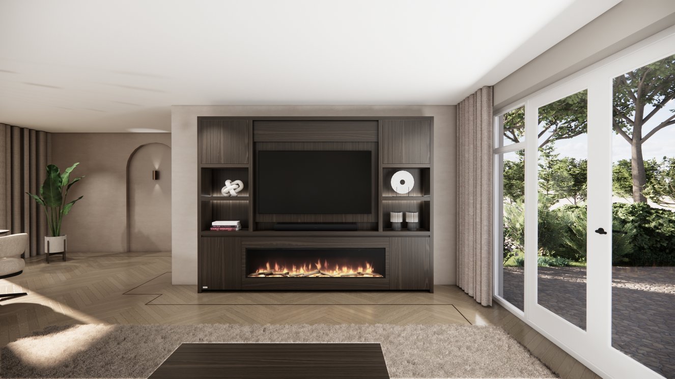 Cinewall	Franklin Queen-size 280-340	cm Eiken Dimplex