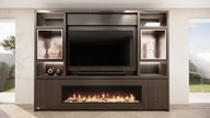 Cole Cinewall Queen-size 280-340 cm Eiken Dimplex Ignite 74Inch