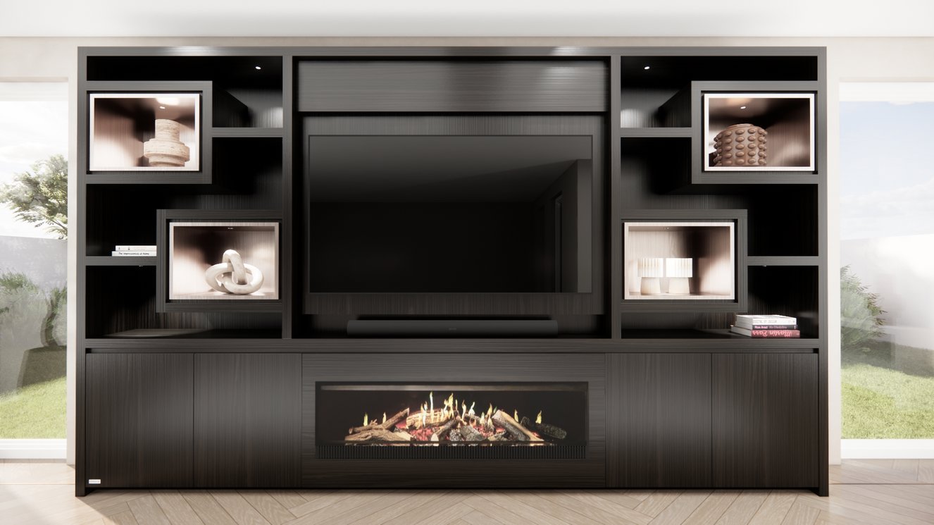 Cinewall	Monroe King-size 350-410	cm Eiken Kalfire	E-SERIE