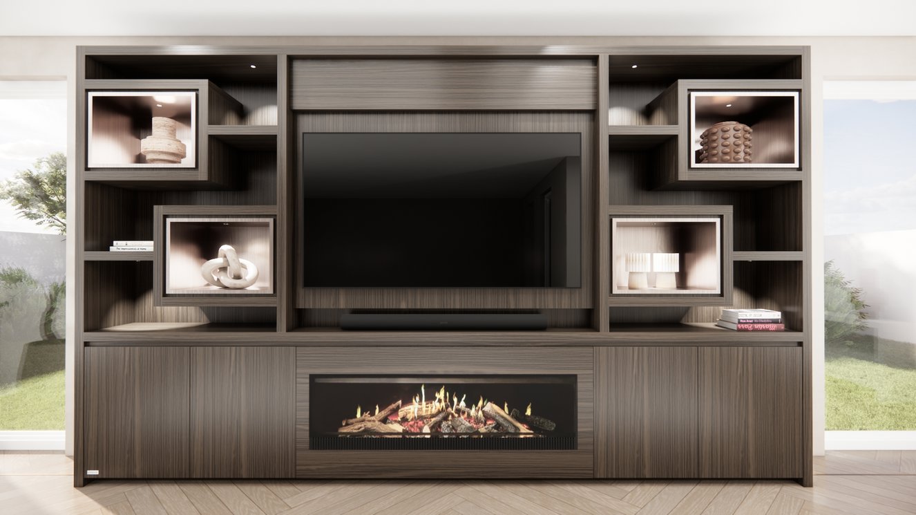 Cinewall	Monroe King-size 350-410	cm Eiken Kalfire	E-SERIE