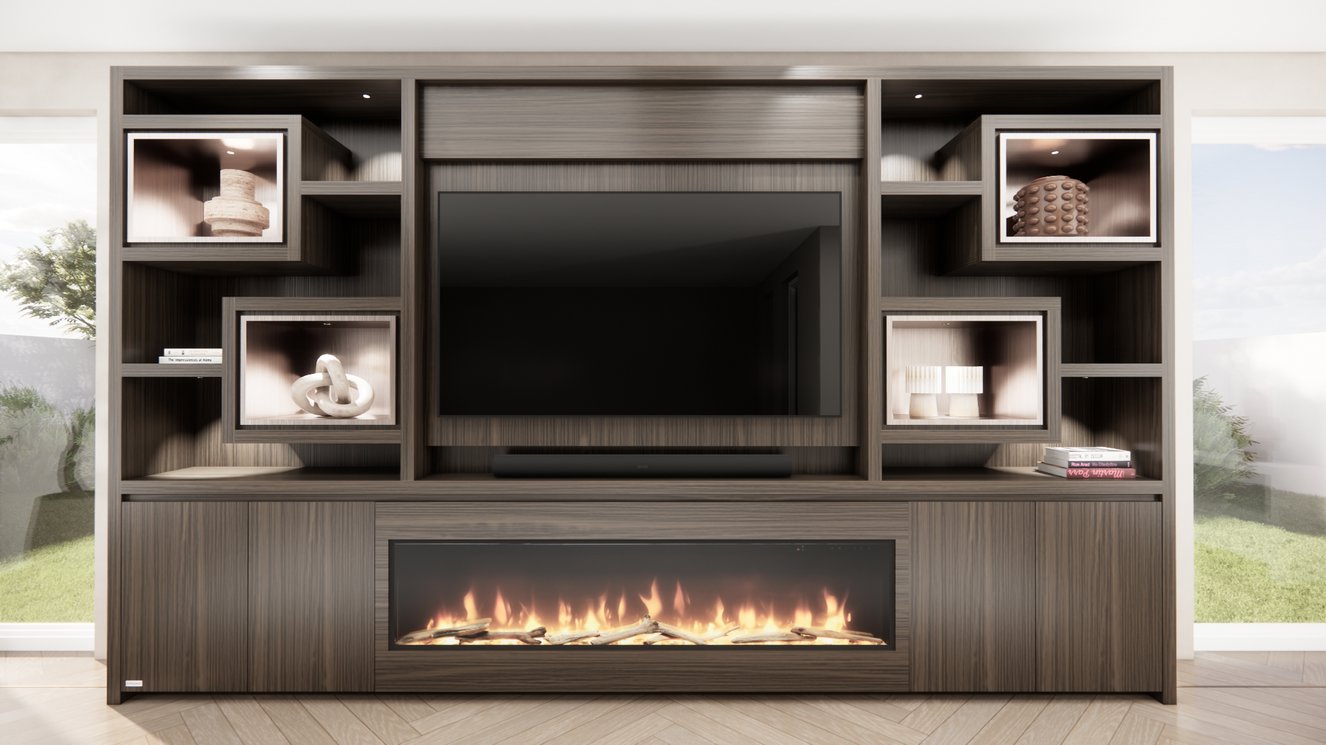 Cinewall	Monroe King-size 350-410	cm Eiken Dimplex