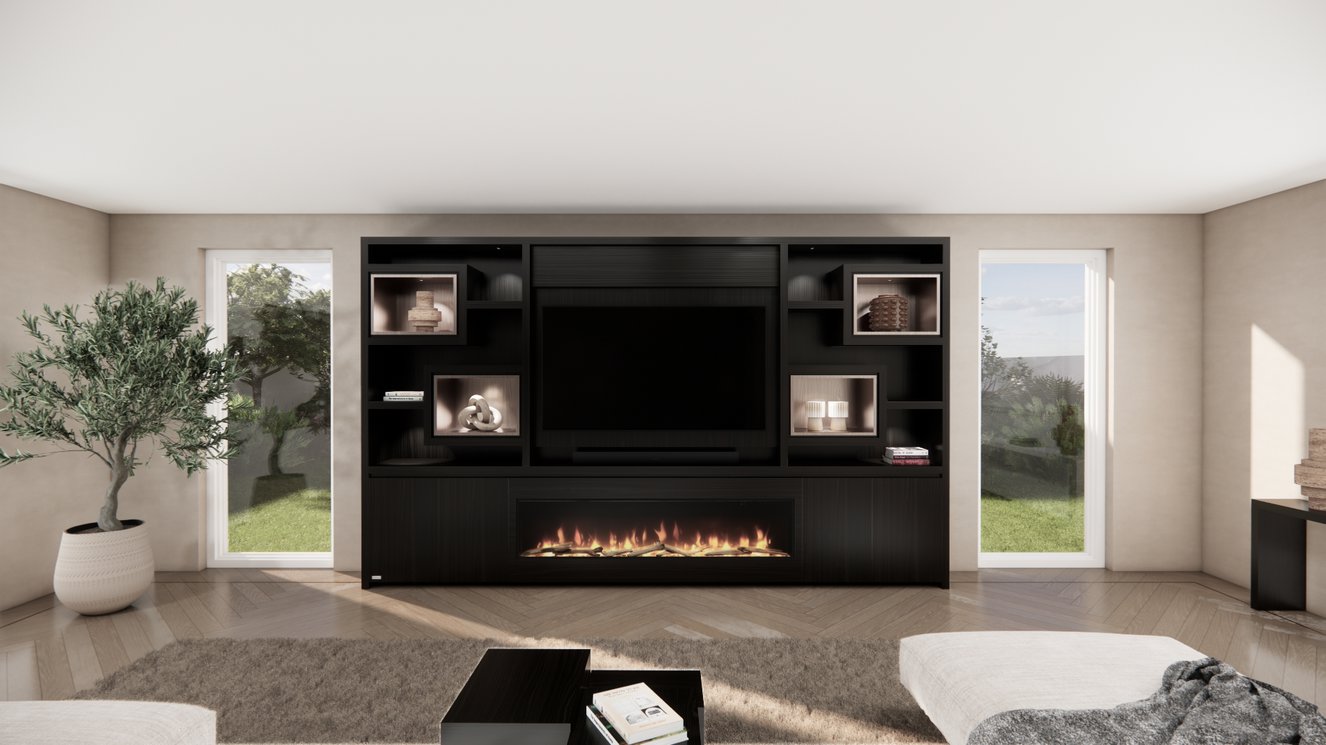 Cinewall	Monroe King-size 350-410	cm Eiken Dimplex