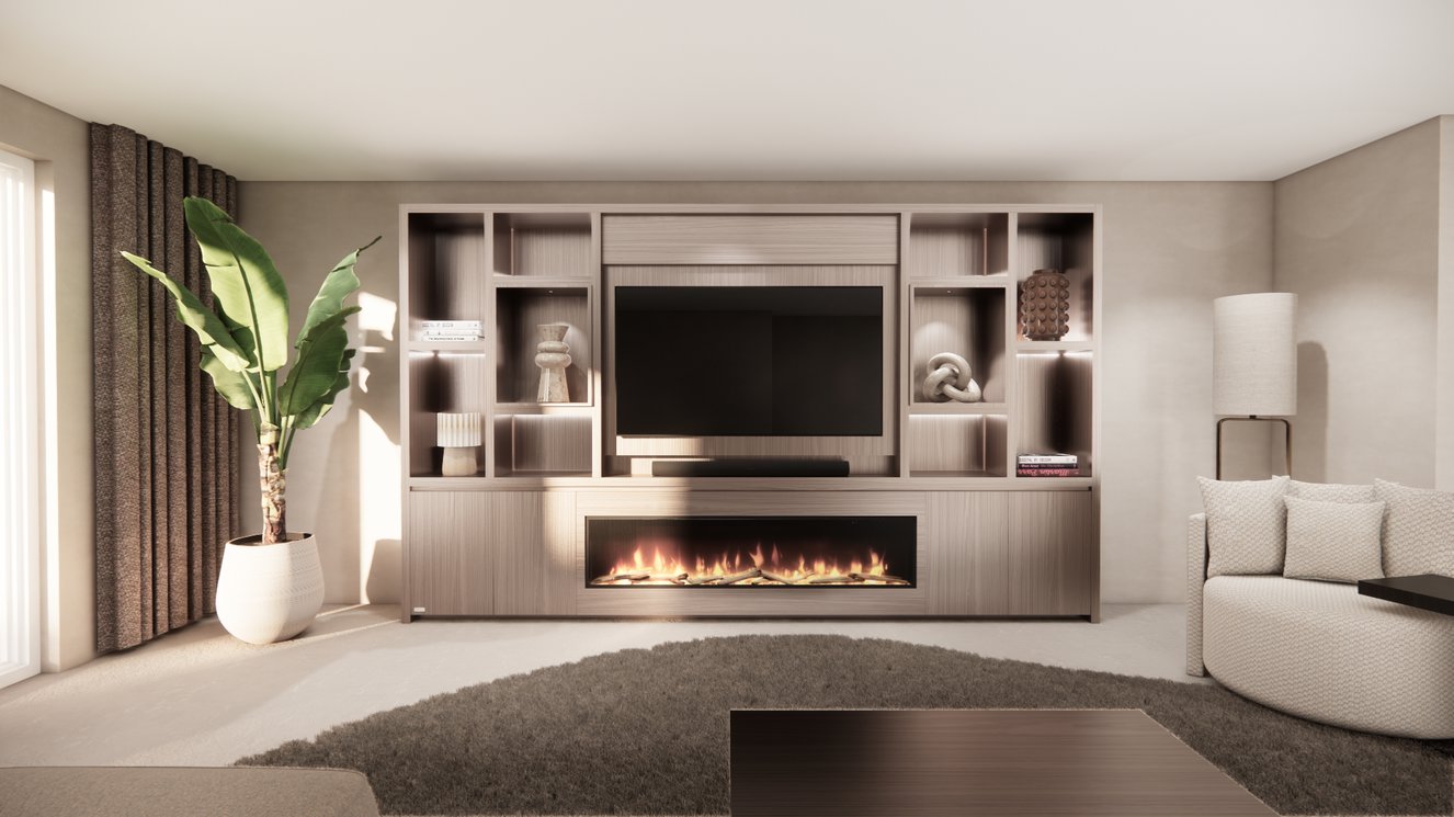 Cinewall	Cole King-size 350-410	cm Eiken Dimplex