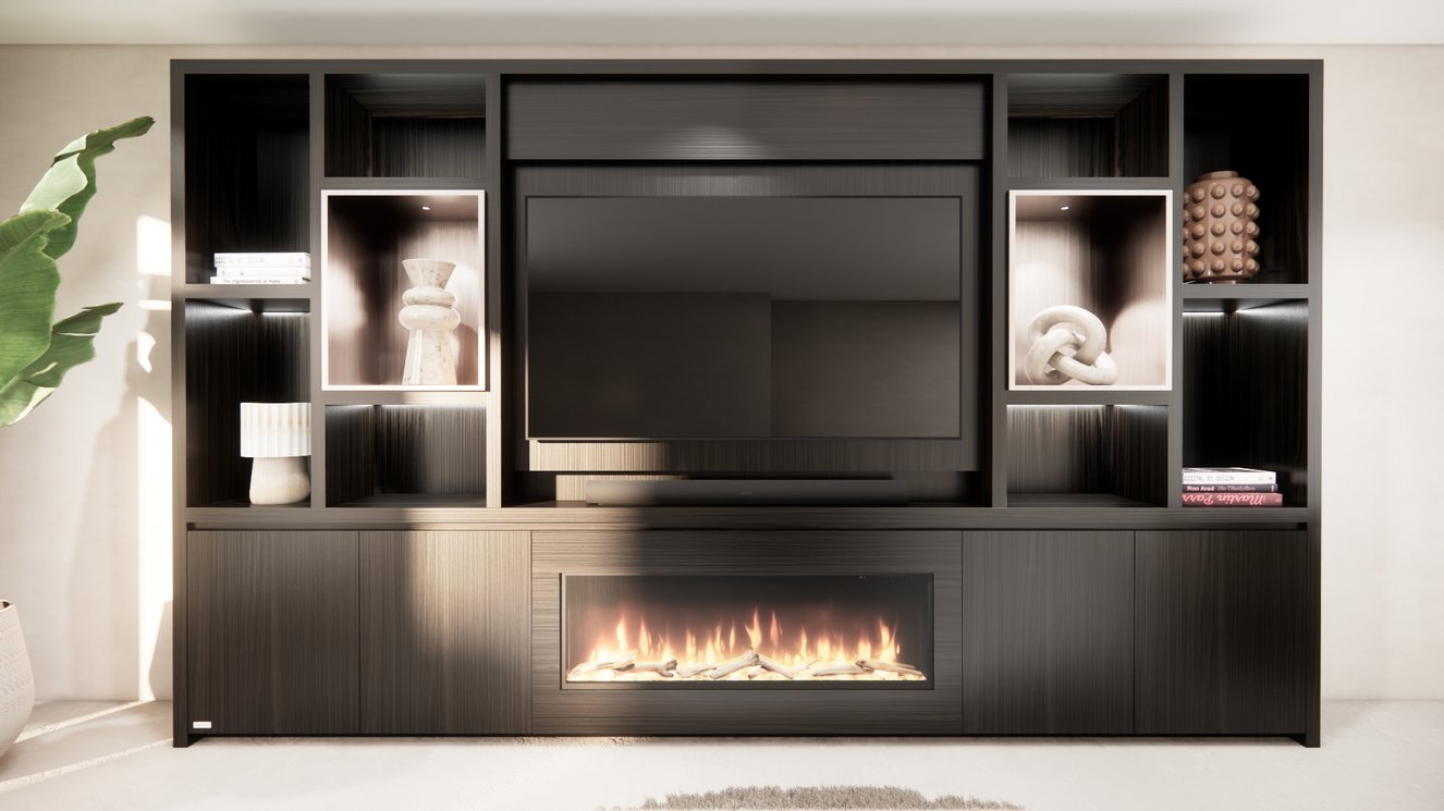 Cinewall	Cole King-size 350-410	cm Eiken Dimplex