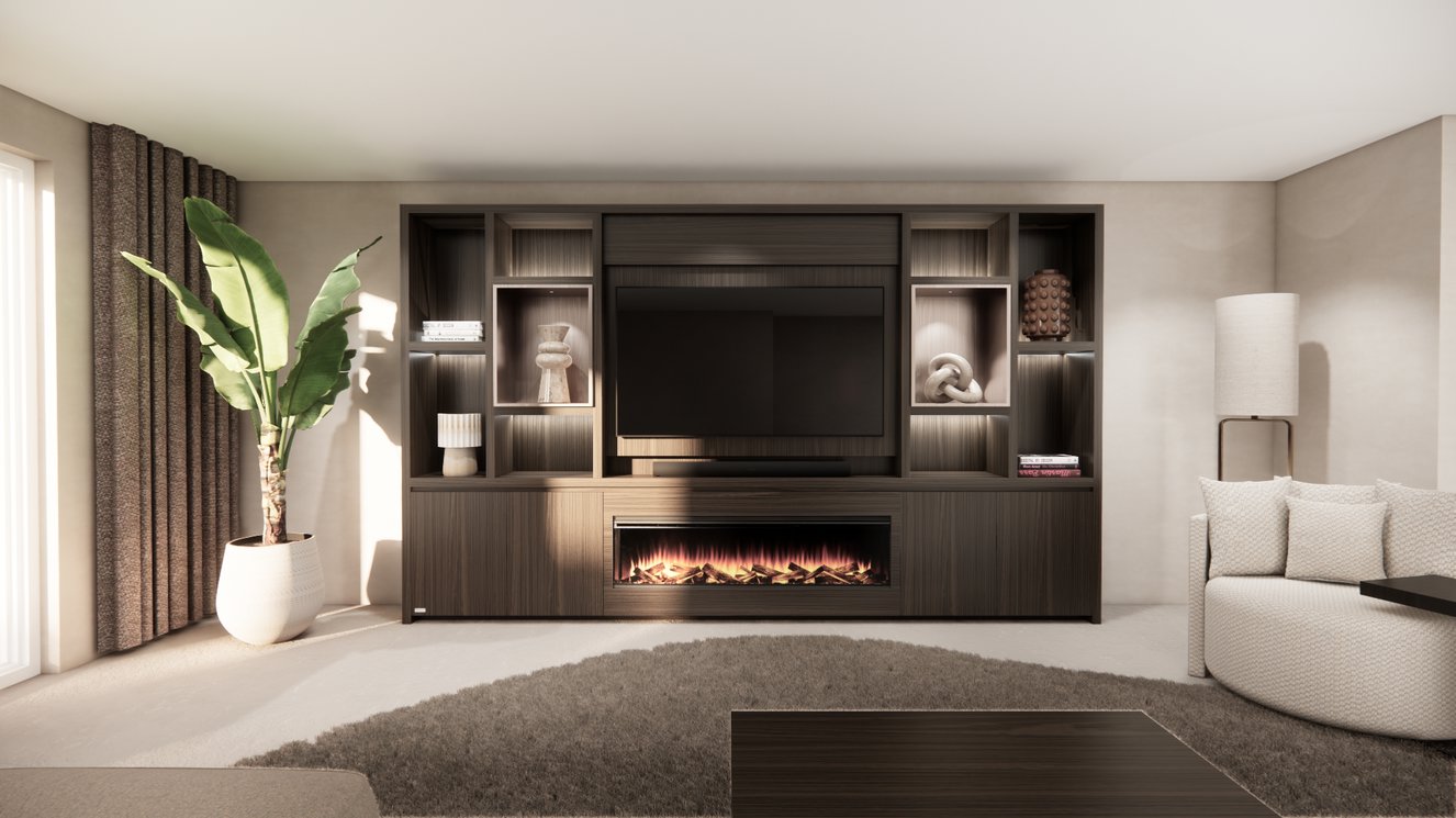 Cinewall	Cole King-size 350-410	cm Eiken British	Fires