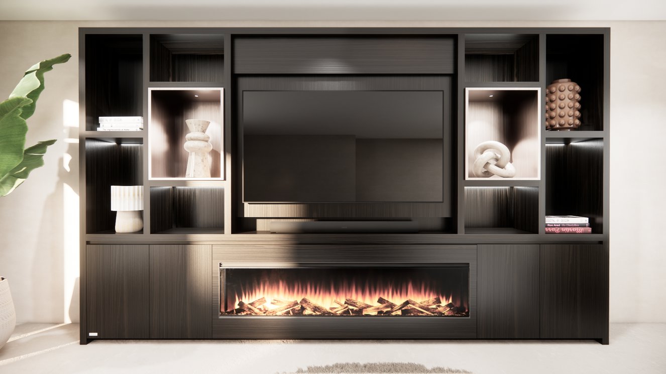 Cinewall	Cole King-size 350-410	cm Eiken British	Fires