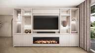 Hudson Cinewall King-size 350-410 cm Eiken British Fires 1600