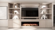 Andrew Cinewall King-size 350-410 cm Eiken British Fires 1600