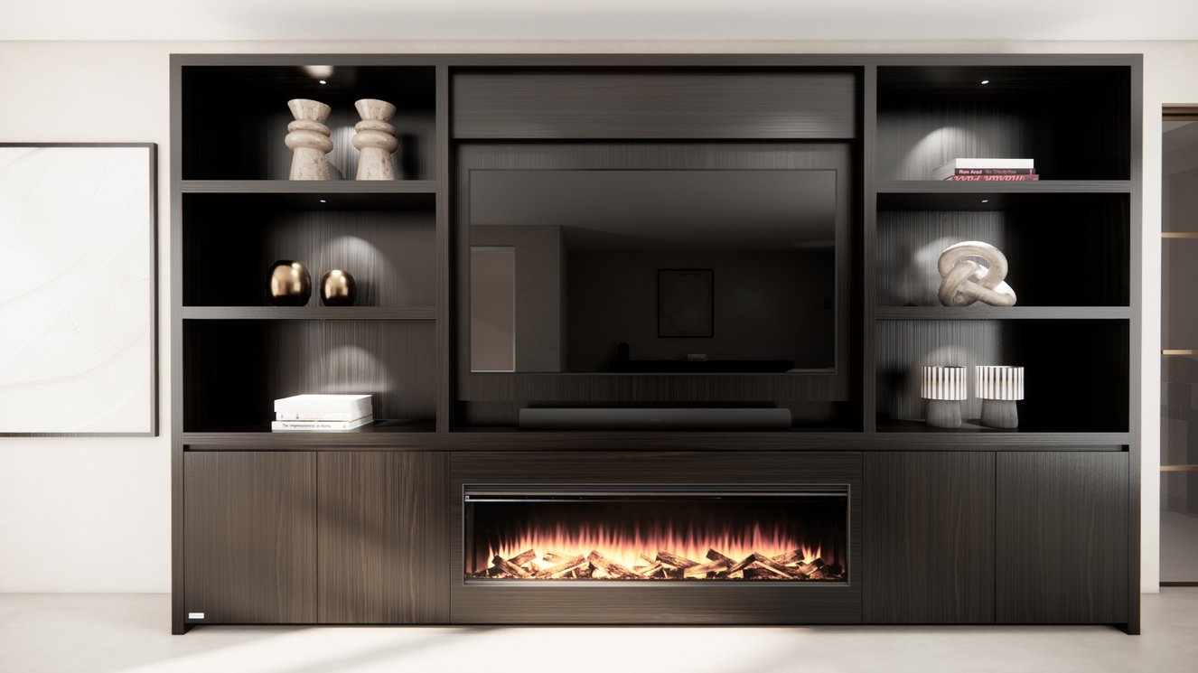 Cinewall	Andrew King-size 350-410	cm Eiken British	Fires