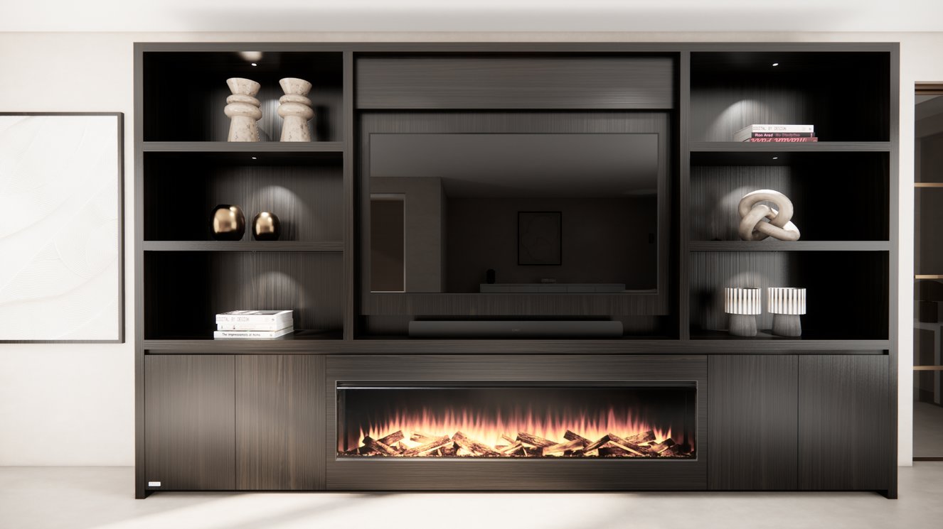 Cinewall	Andrew King-size 350-410	cm Eiken British	Fires