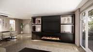 Grace Cinewall King-size 350-410 cm Eiken Dimplex 74inch