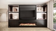 Grace Cinewall King-size 350-410 cm Eiken Dimplex 74inch