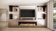 Grace Cinewall King-size 350-410 cm Eiken Dimplex 74inch