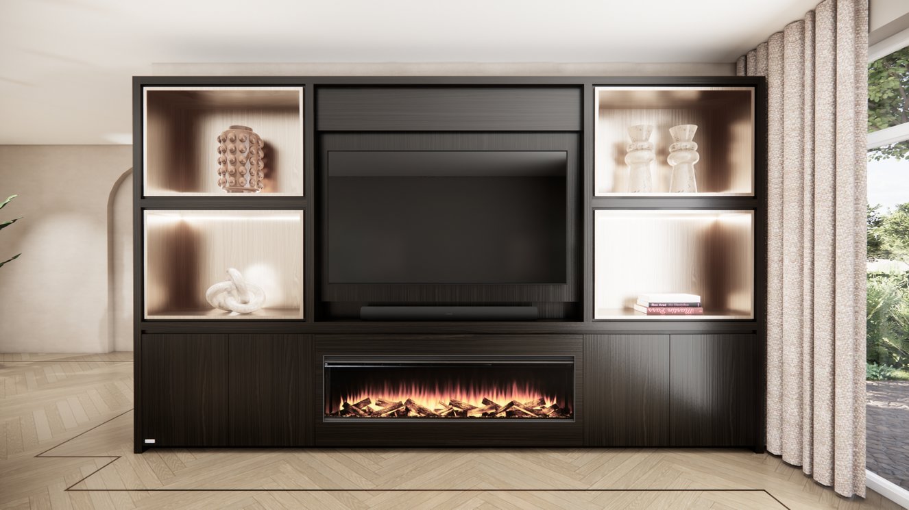 Cinewall	Grace King-size 350-410	cm Eiken British	Fires