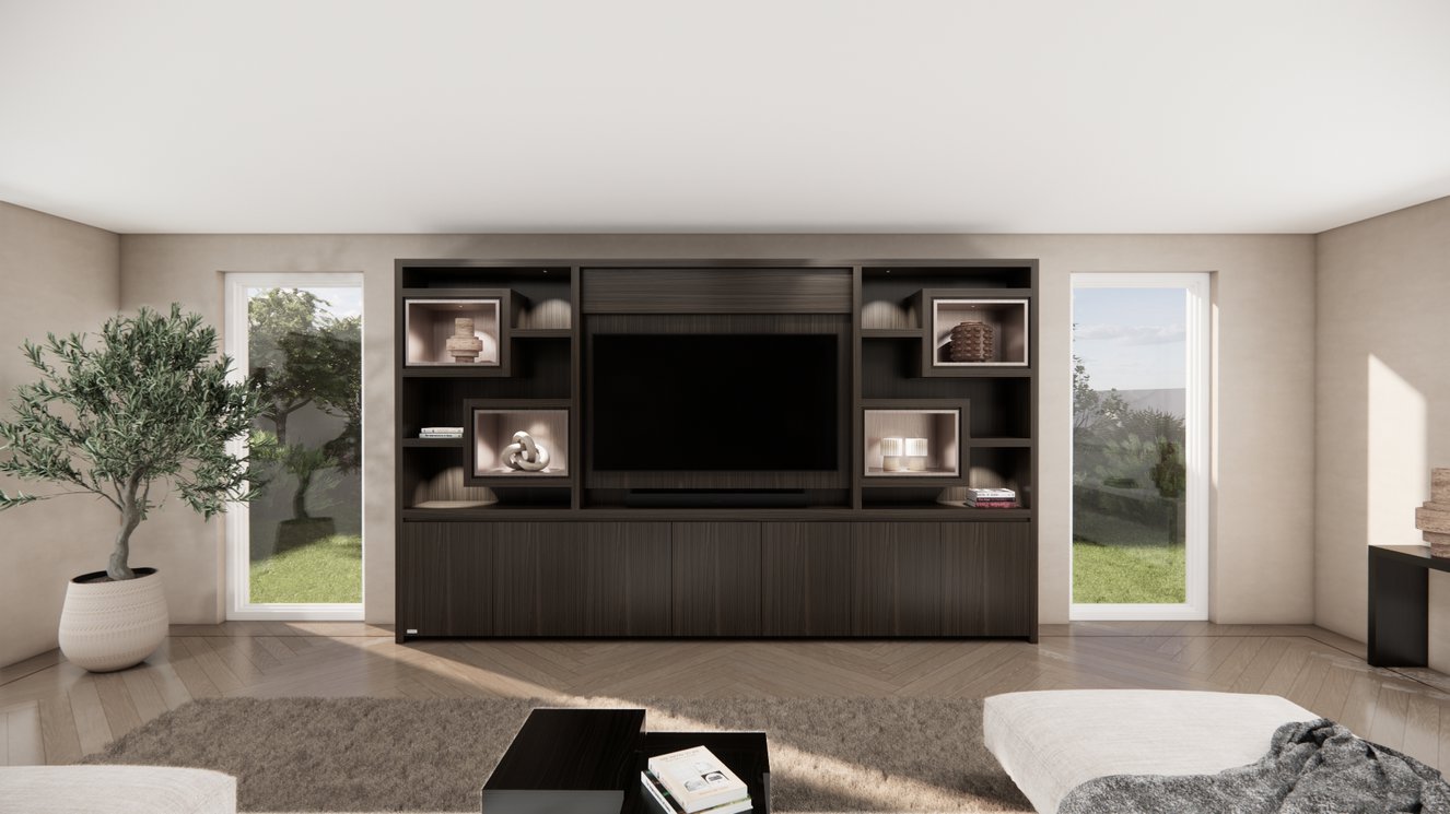 Cinewall	Monroe King-size 350-410	cm Eiken