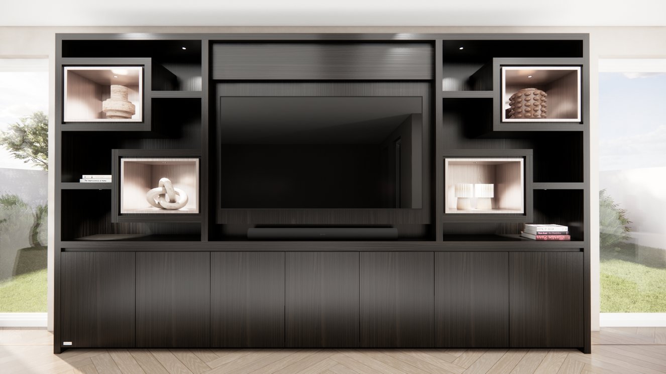 Cinewall	Monroe King-size 350-410	cm Eiken