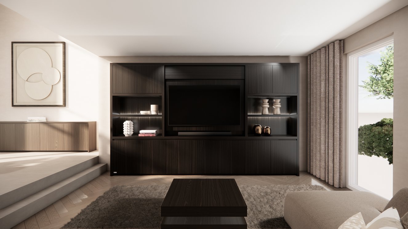 Cinewall	Franklin King-size 350-410	cm Eiken