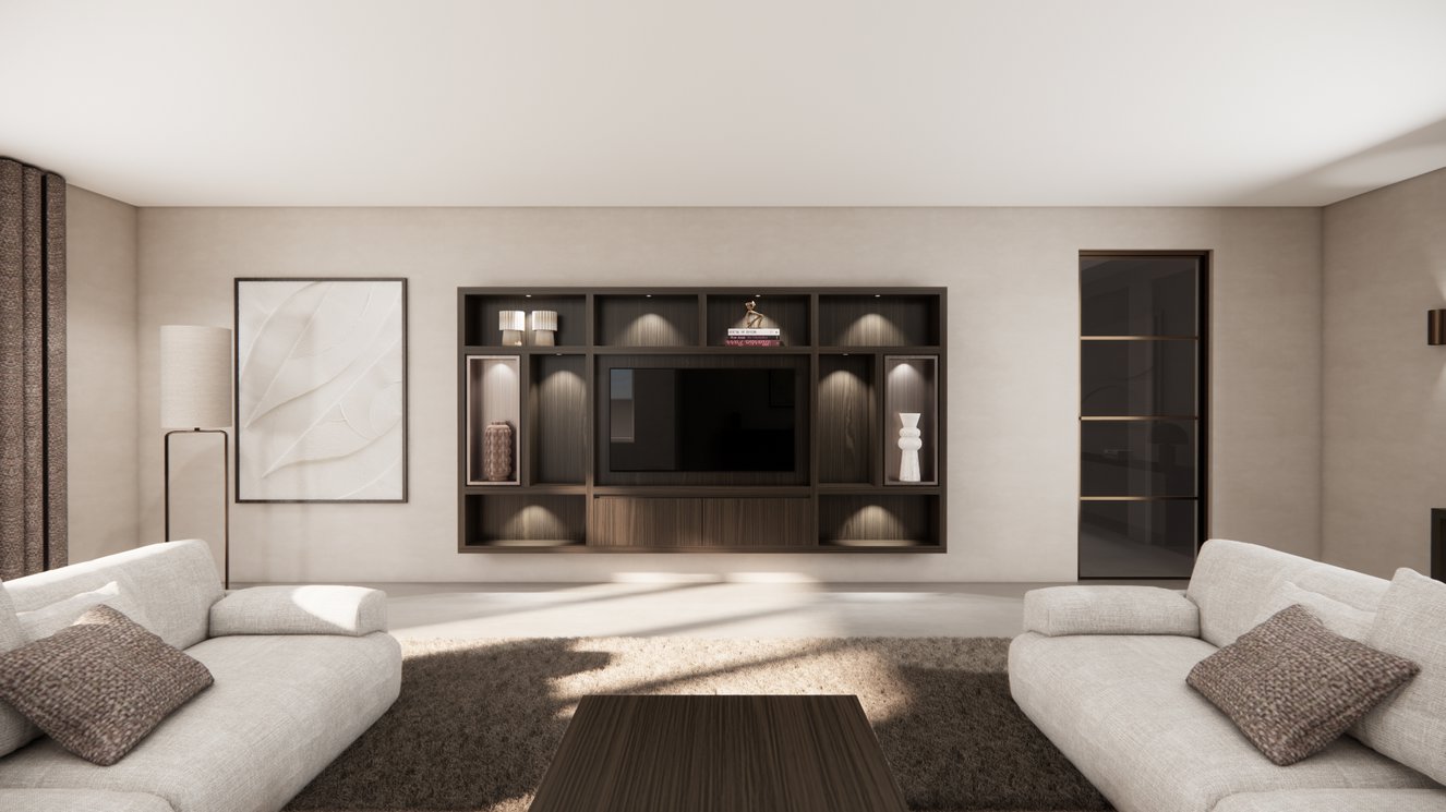 Cinewall	Como Colorbox Hangend Eiken Grande b330xh180cm