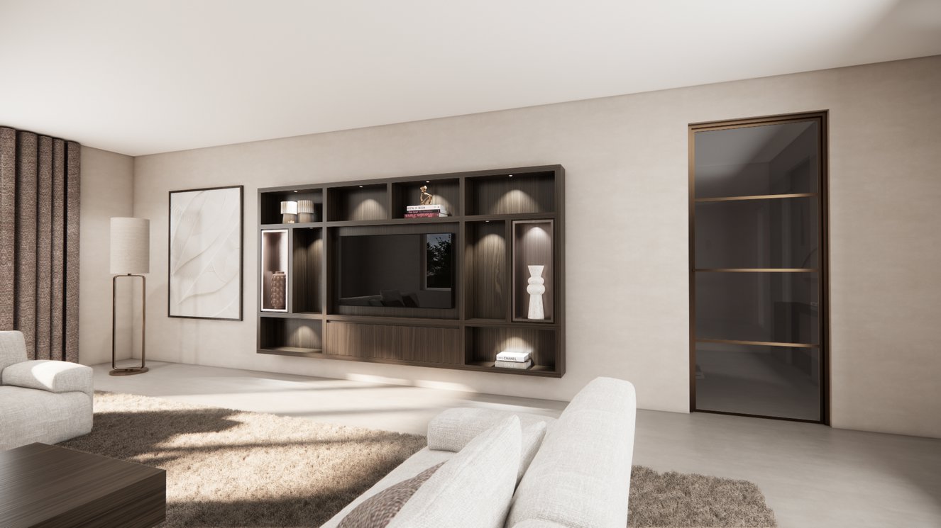 Cinewall	Como Colorbox Hangend Eiken Grande b330xh180cm