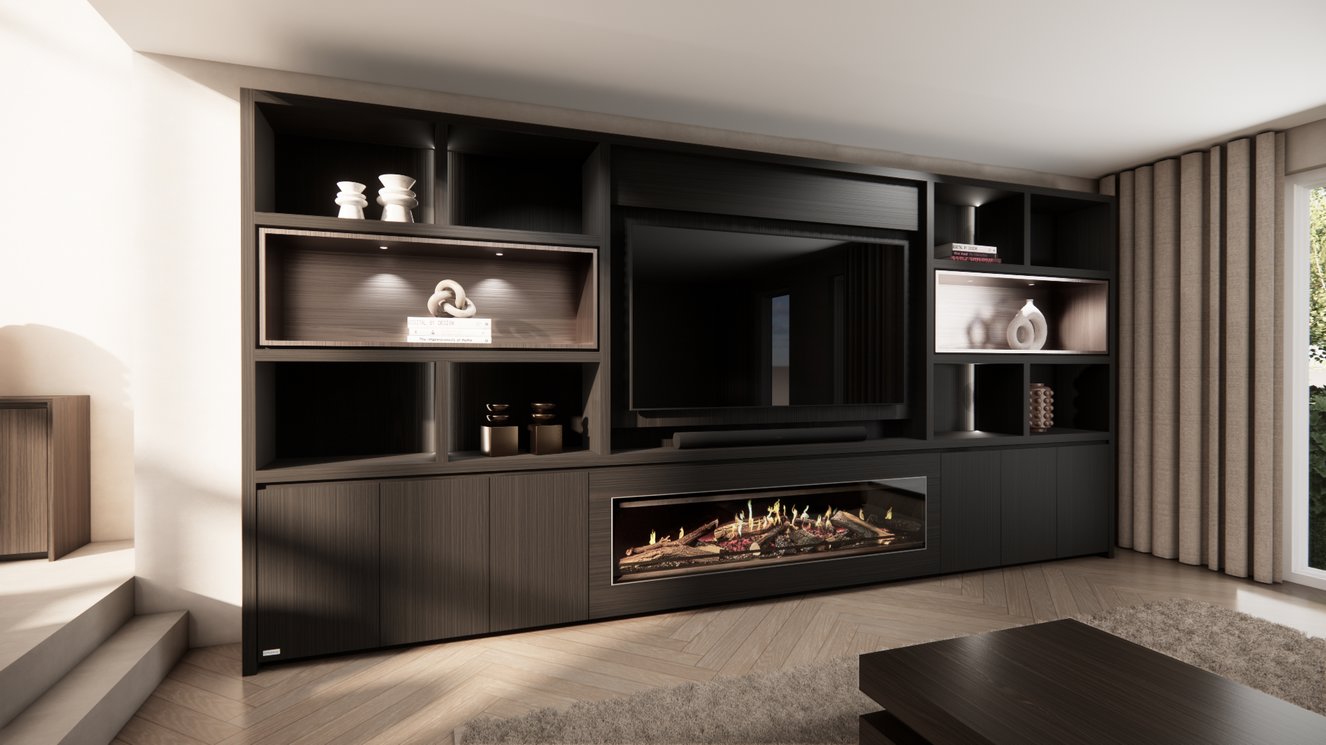 Moncetti Cinewall Royal-size 420-480	cm Eiken Kalfire	E-ONE