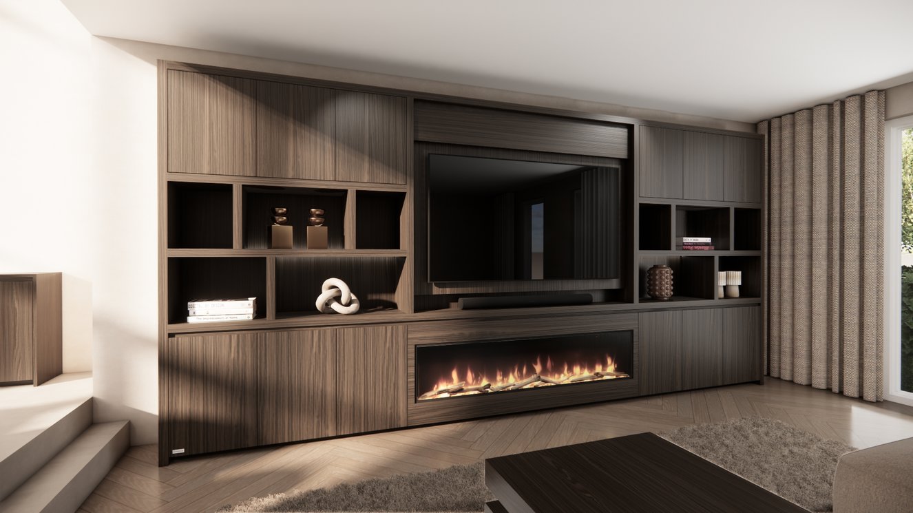 Cinewall	Laurel Royal-size 420-480	cm Eiken Dimplex