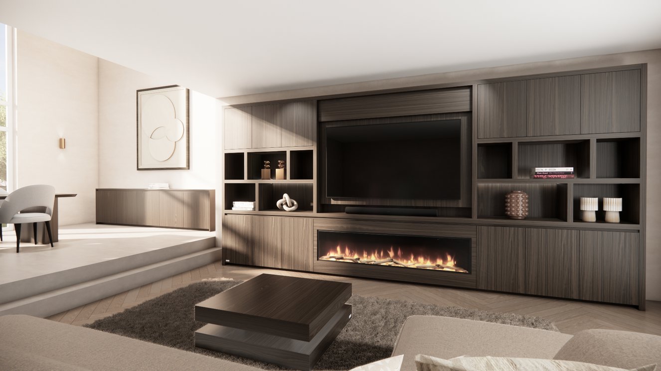 Cinewall	Laurel Royal-size 420-480	cm Eiken Dimplex