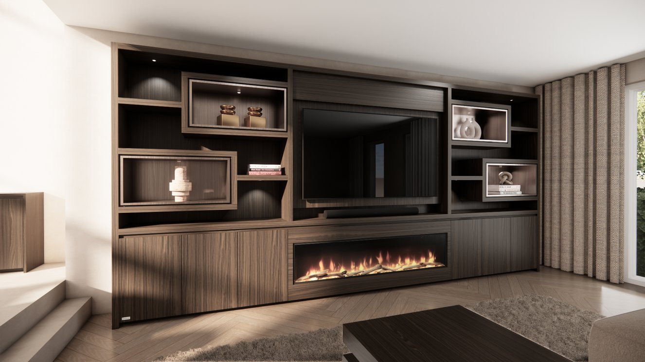 Cinewall	Monroe Royal-size 420-480	cm Eiken Dimplex