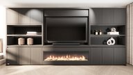Franklin Cinewall Royal-size 420-480 cm Eiken Dimplex 74Inch