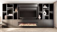 Hudson Cinewall Royal-size 420-480 cm Eiken Dimplex 74 Inch