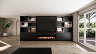 Emily Cinewall Royal-size 420-480 cm Eiken British Fires 1900