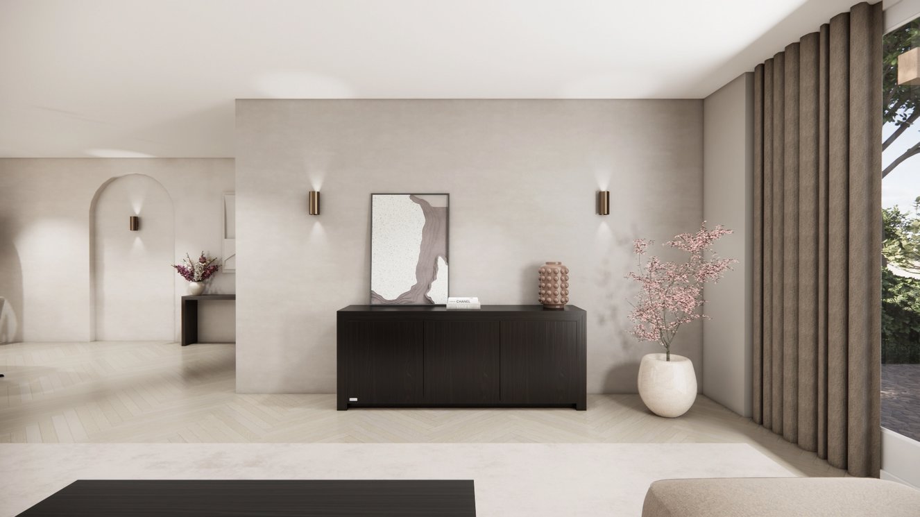 Bezos Dressoir 3-deurs Staand Eiken