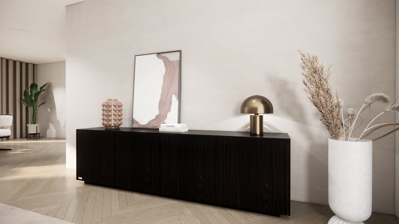 Johnson Dressoir 4-deurs Staand Eiken