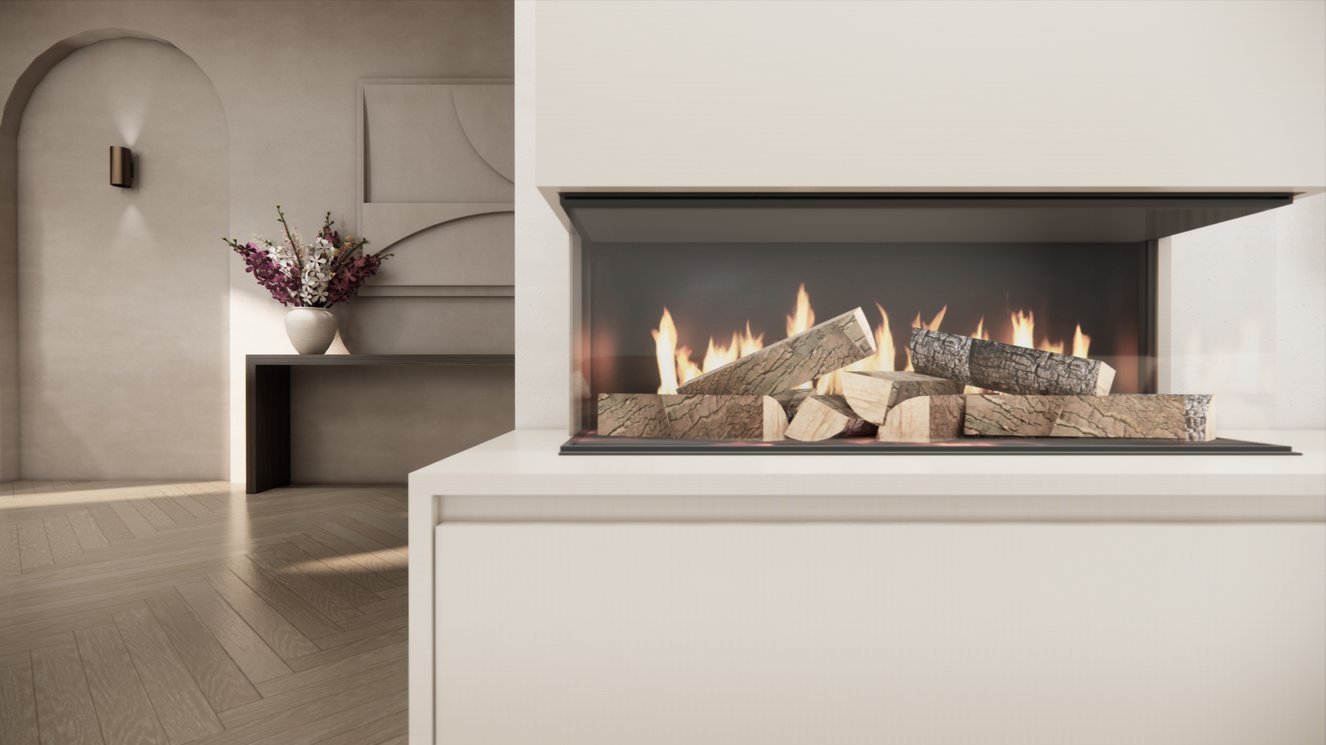 Tv-Meubel	Mason British	Fires	870 3-kleppen Chimney Classic