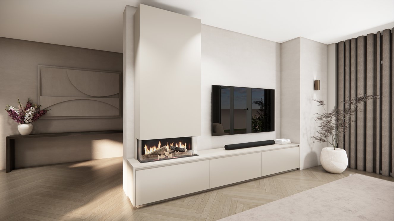 Tv-Meubel	Mason British	Fires	870 3-kleppen Chimney Classic