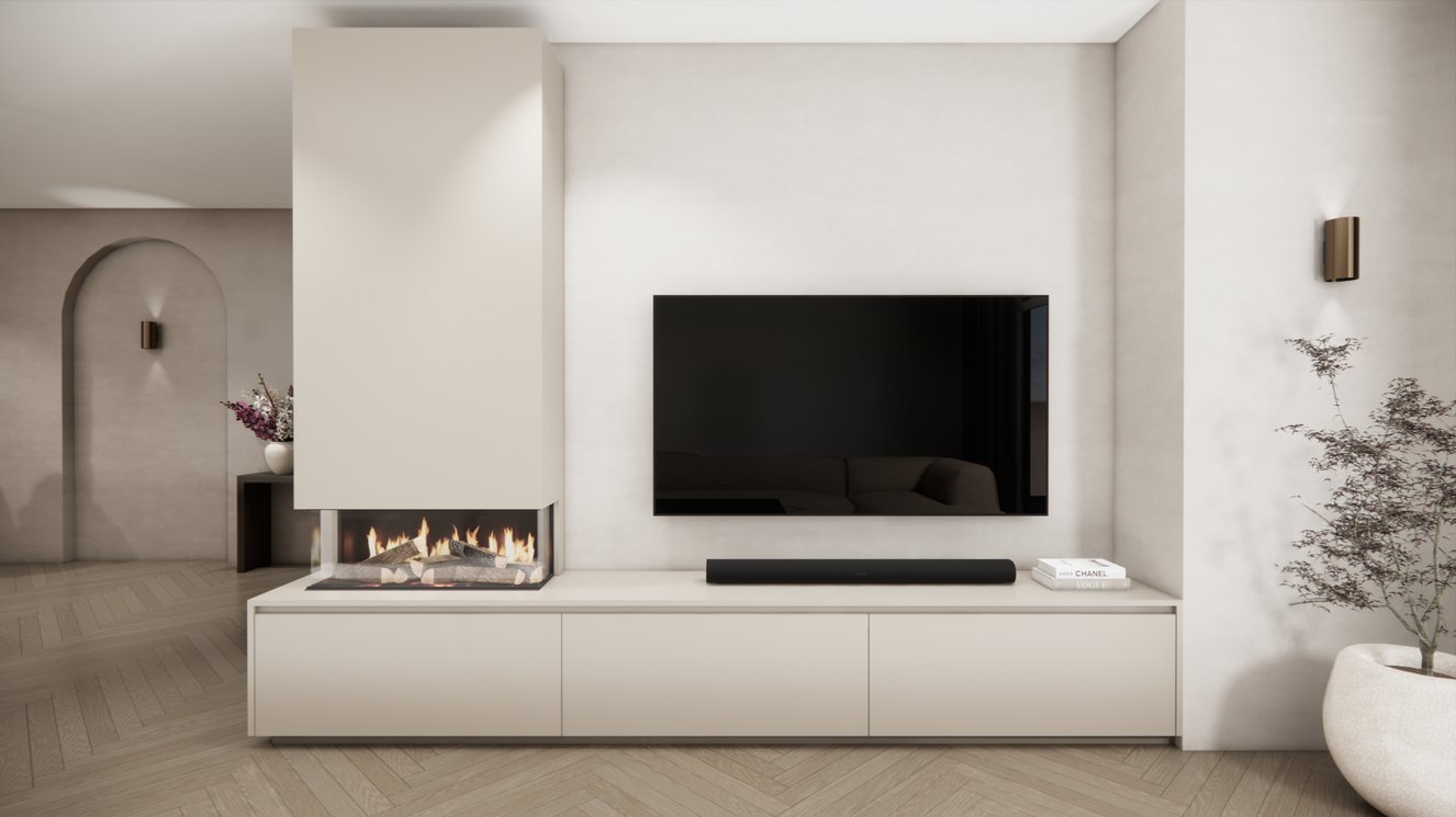 Tv-Meubel	Mason British	Fires	870 3-kleppen Chimney Classic