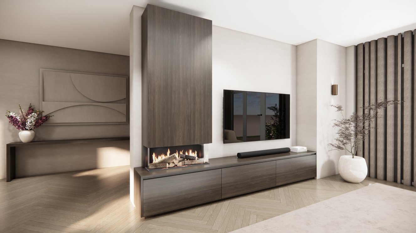 Tv-Meubel	Mason British	Fires	870 3-kleppen Chimney Classic