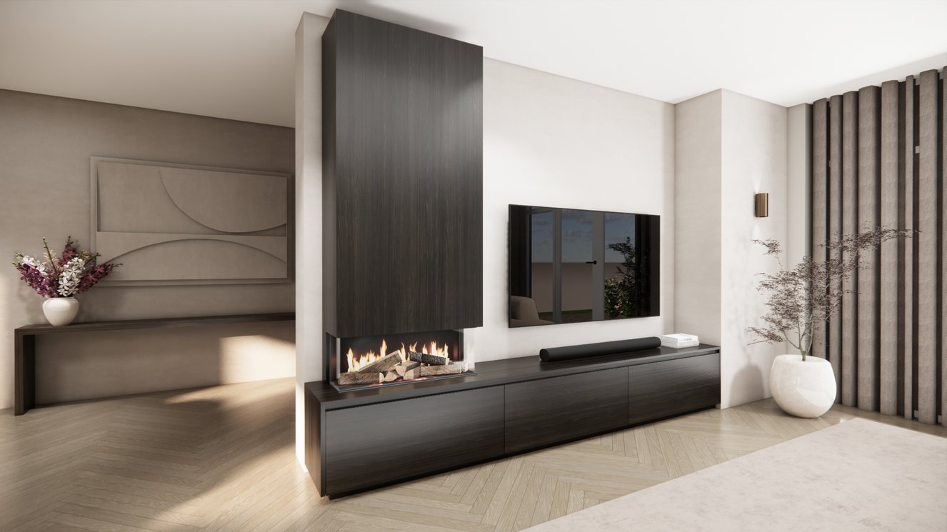 Tv-Meubel	Mason British	Fires	870 3-kleppen Chimney Classic