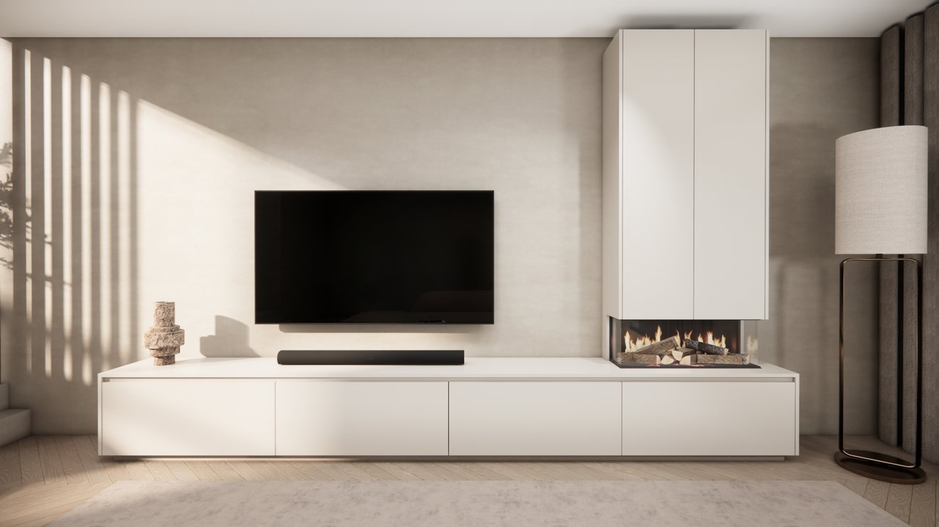 Tv-Meubel	Mason British	Fires	870 4-kleppen Chimney Royal