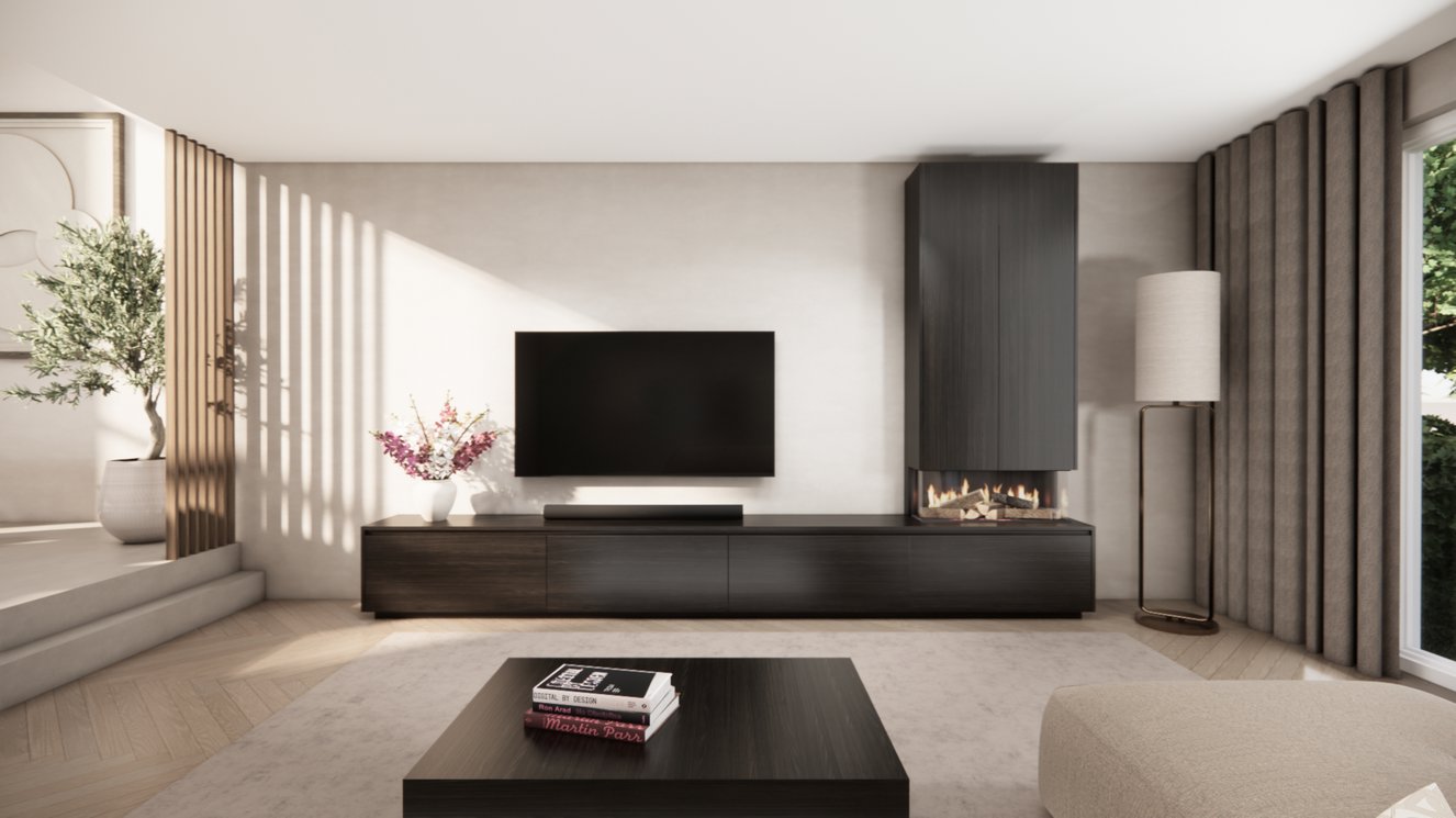 Tv-Meubel	Mason British	Fires	870 4-kleppen Chimney Royal