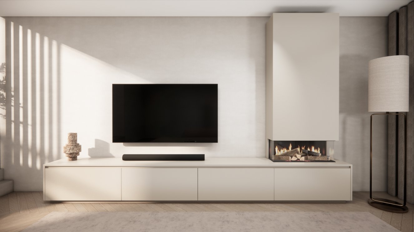 Tv-Meubel	Mason British	Fires	870 4-kleppen Chimney Classic