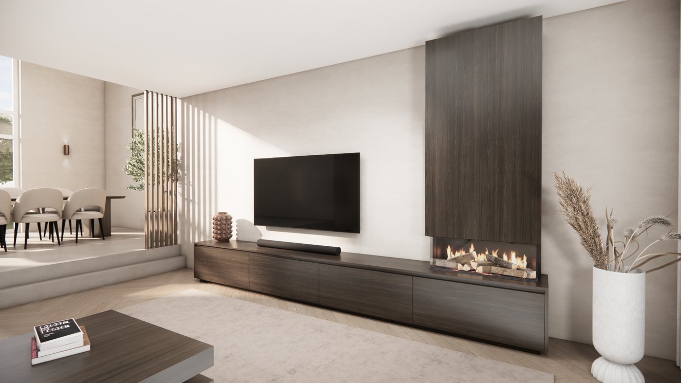 Tv-Meubel	Mason British	Fires	870 4-kleppen Chimney Classic