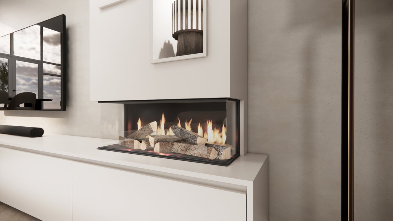 Tv-Meubel	Mason British	Fires	870 4-kleppen Chimney Majestic