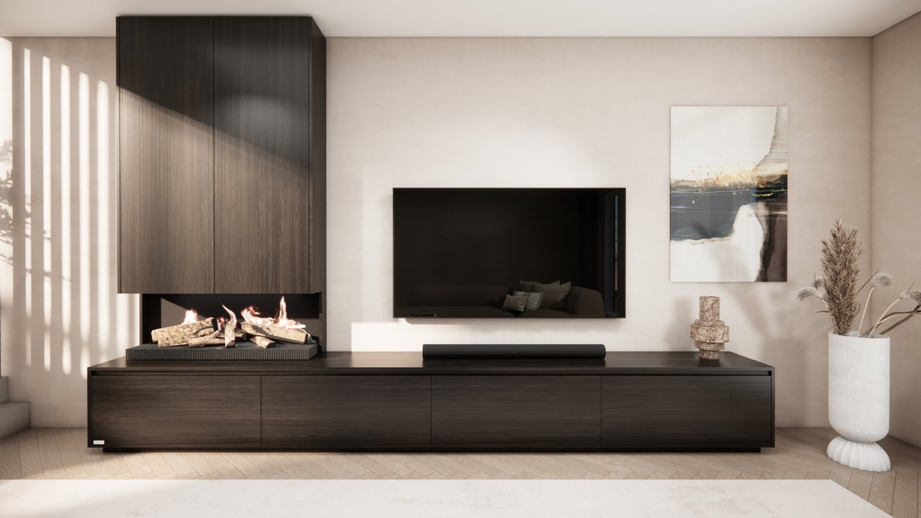 Tv-Meubel	Mason Kalfire	E55 4-kleppen Chimney Royal