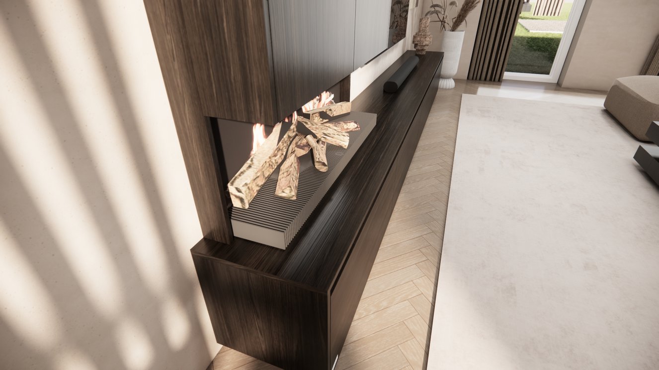 Tv-Meubel	Mason Kalfire	E55 4-kleppen Chimney Royal