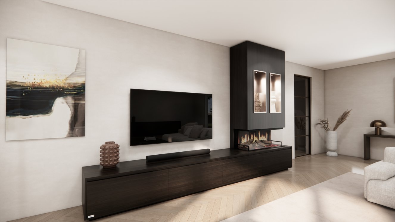 Tv-Meubel	Mason Kalfire	E-ONE	100S 4-kleppen Chimney Majestic