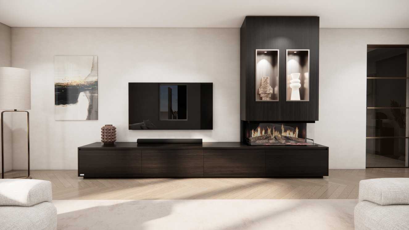 Tv-Meubel	Mason Kalfire	E-ONE	100S 4-kleppen Chimney Majestic