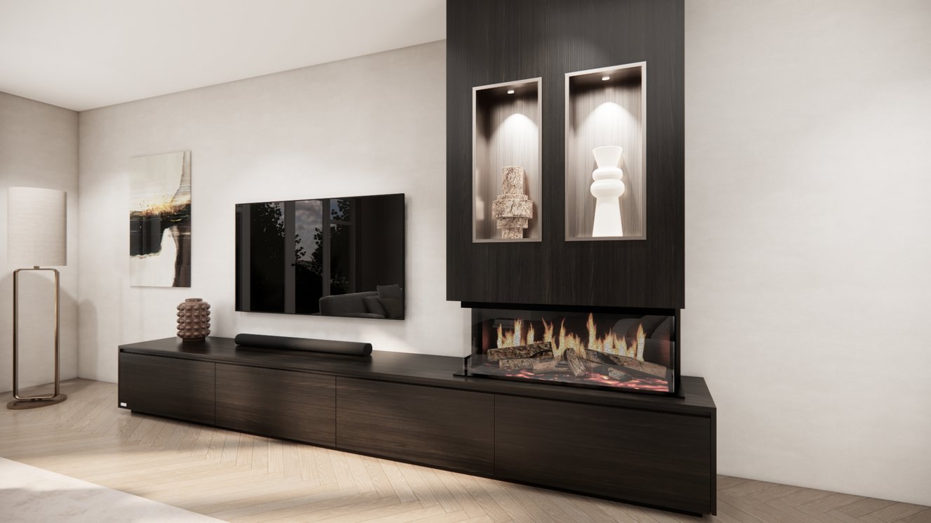 Tv-Meubel	Mason Kalfire	E-ONE	100S 4-kleppen Chimney Majestic