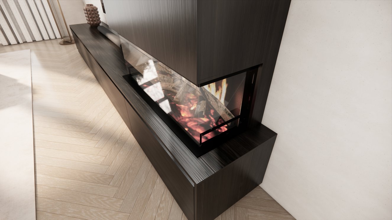 Tv-Meubel	Mason Kalfire	E-ONE	100S 4-kleppen Chimney Majestic